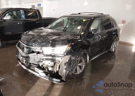 2020 Acura Mdx Standard z USA, uszkodzony, nr VIN 5J8YD4H34LL056878